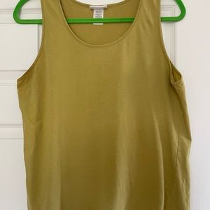 Boxy Flax tank top, 100% cotton